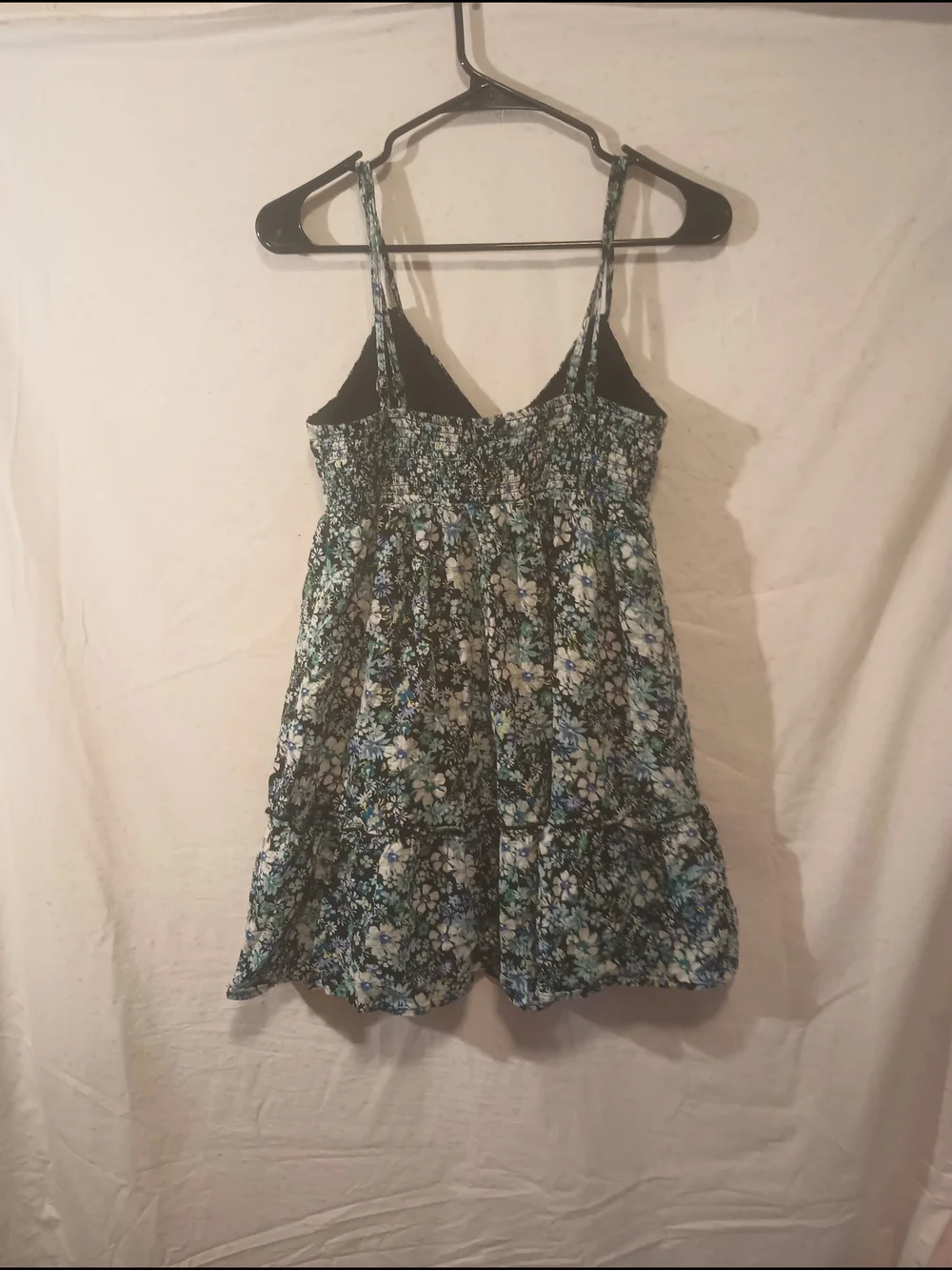 wild fable Blue, Teal & White Floral Tiered Sundress